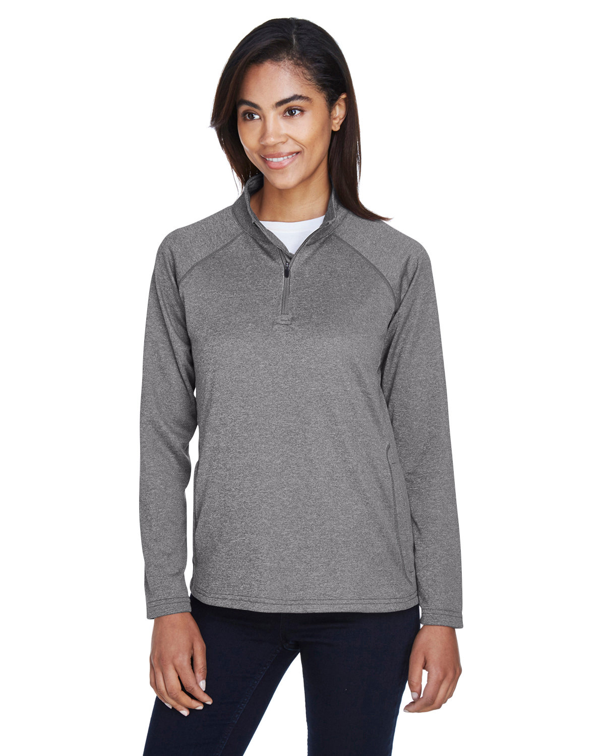 Devon & Jones Ladies' Stretch Tech-Shell® Compass Quarter-Zip