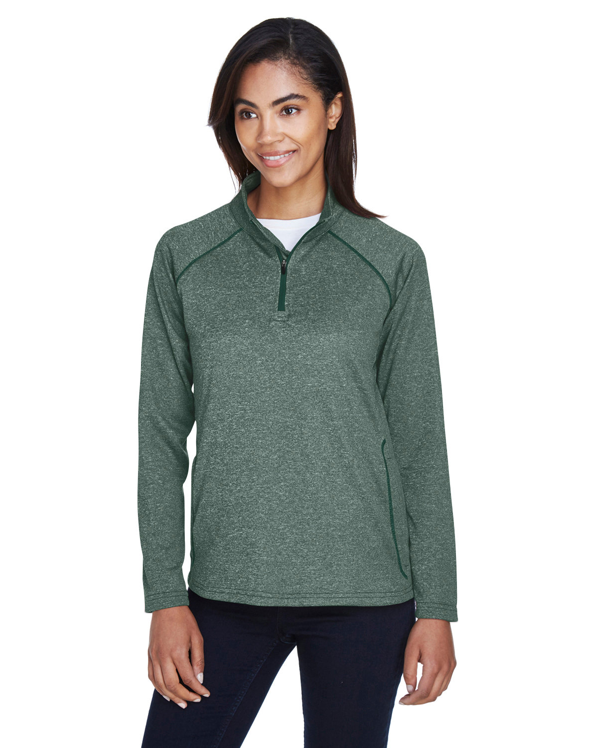 Devon & Jones Ladies' Stretch Tech-Shell® Compass Quarter-Zip