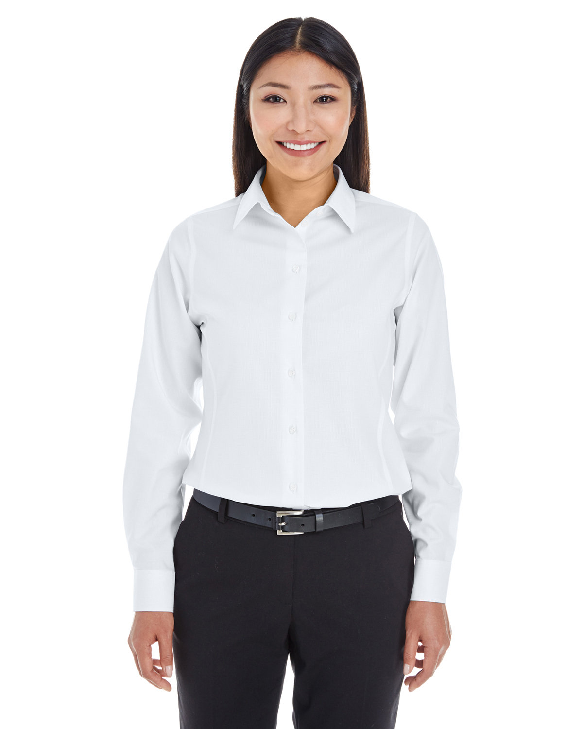 Devon & Jones Ladies' Crown Collection® Royal Dobby Woven Shirt