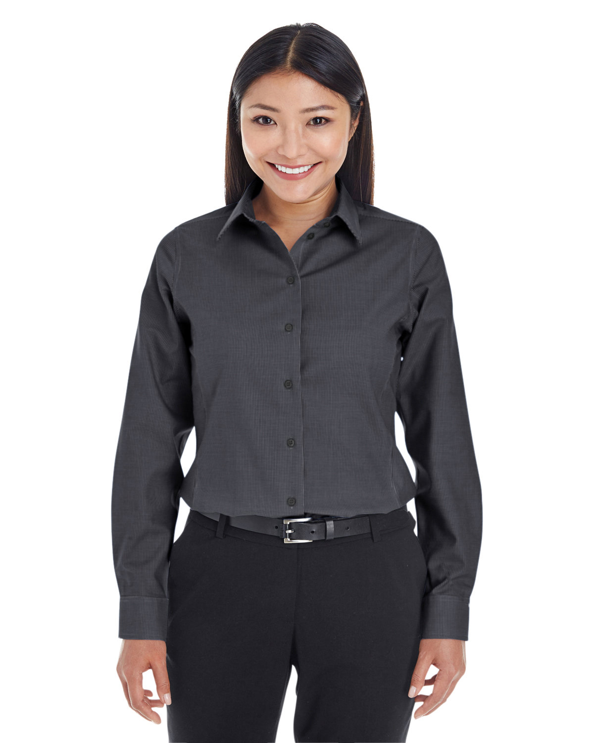 Devon & Jones Ladies' Crown Collection® Royal Dobby Woven Shirt